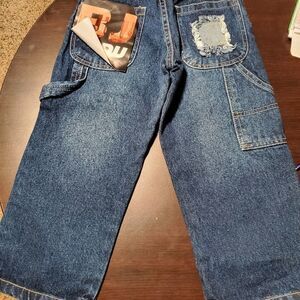 BJ Badu children's carpenter jeans distressed pocket